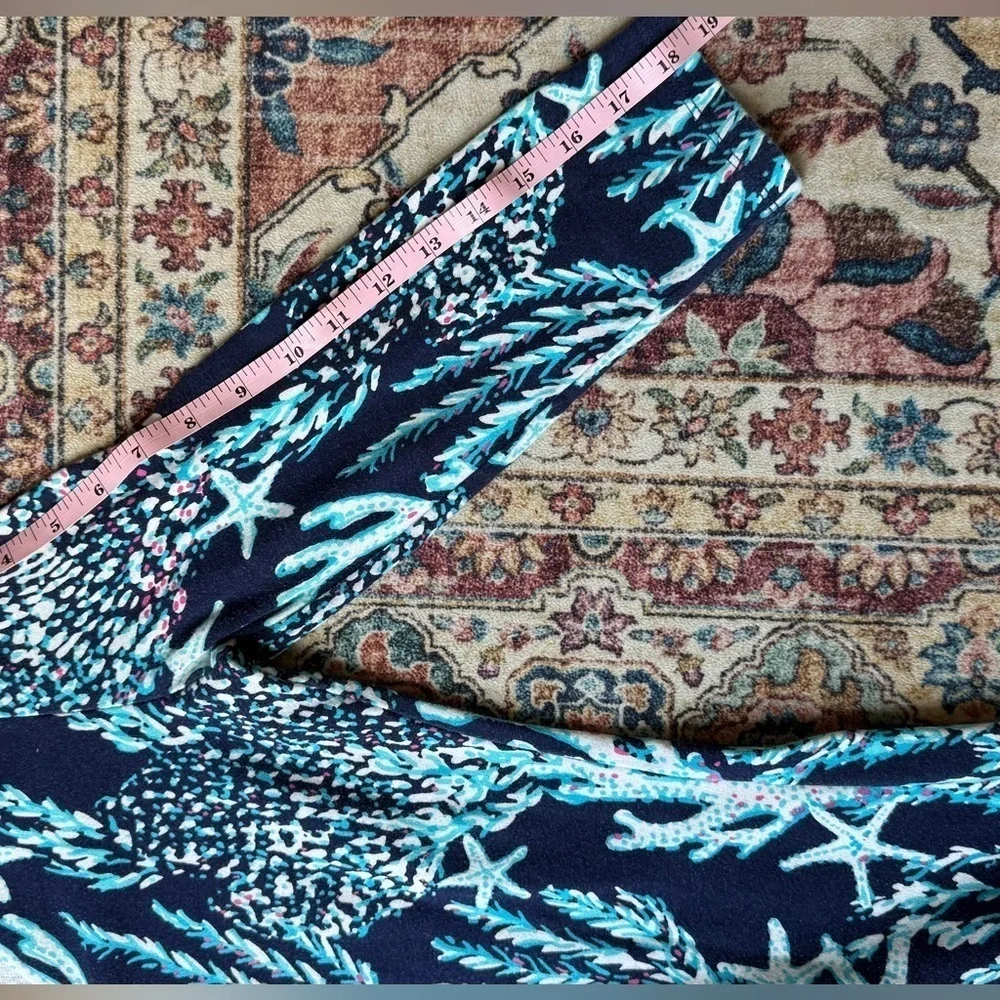 Lilly Pulitzer CLARKE  FRENCH TERRY DRESS Bright Navy Good Reef Size Small